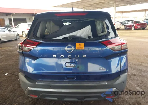 2022 Nissan Rogue Sl из США, поврежденный, VIN 5N1BT3CA7NC694502